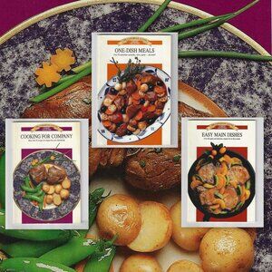 Canadian Living Cooking Collection Set of 3 Cookbooks - Softcovers Pre-Loved